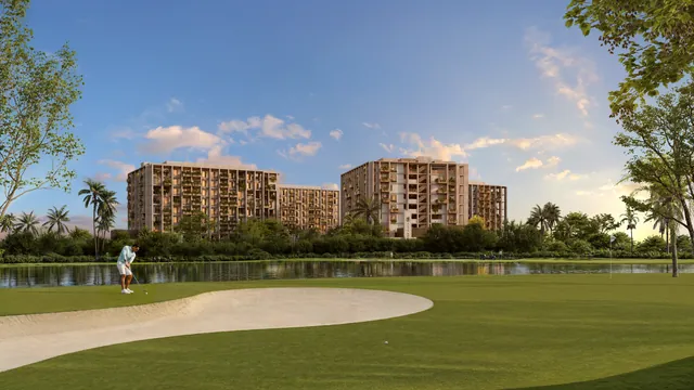 Xoco+ — residential architecture facing the golf course