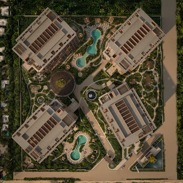 Xoco+ — site plan visualization of the masterplan